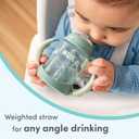 NUK Learner Straw Cup, 10oz, 2-Pack - Toddler Sippy Cup with Soft Straw for Easy Drinking, Suitable for Ages 8 Months and Up, Timeless Collection