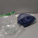 2 Pack Zippered Velvet King Pillowcases, Super Soft and Cozy Luxury Fuzzy Flannel Pillow Cases with Zipper, 20x36 Inches, Navy Blue