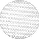 PATIKIL Round Barbecue Grill Mesh Grate, 12" Circular Stainless Steel BBQ Mesh Rack Circular Hole Round Barbecue Grilling Net for Outdoor Camping Home Party Family Gatherings