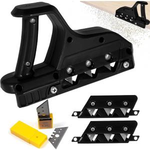 Drywall Cutting Tool, Plasterboard Angle Fast Cutter, Precise 45 60 Gypsum Board Chamferer With 10 Blades (Black)