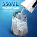 Water Flosser for Teeth Cleaning Pick: Portable Cordless Oral Irrigator350ML, 4 Modes 4 nozzles,IPX7 Waterproof Rechargeable Design Perfect for Travel and Daily Deep Cleaning Gum Care at Home