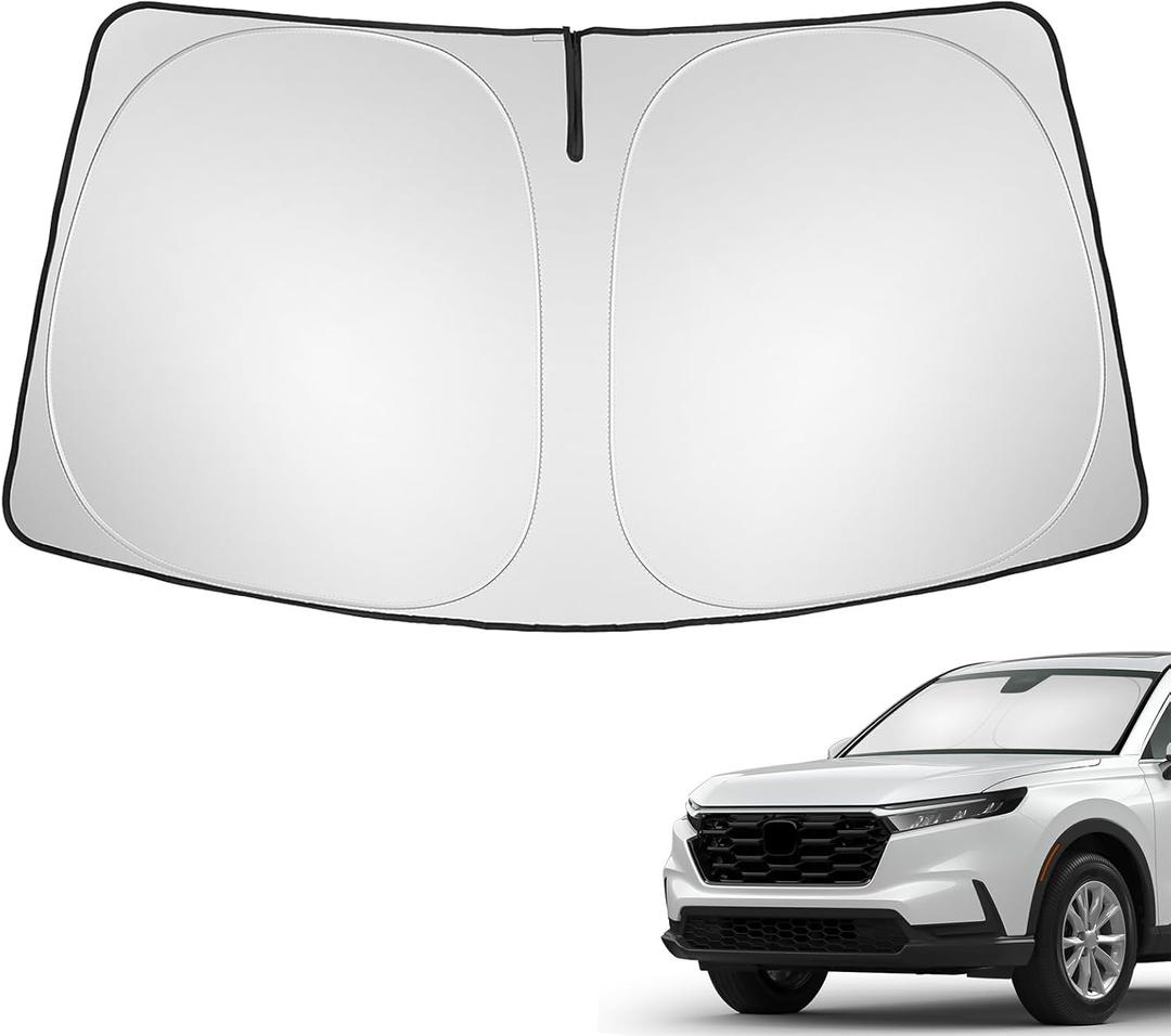 Upgraded Windshield Sunshade for Honda 2023-2026 CRV Foldable Accessories Folding Sun Shade Windshield Heat UV Rays Visor Protection