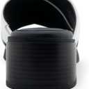 Aerosoles Women's DUANE Low Heeled Slide Sandal (9, White Pu)