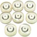RV20155 (Pack of 8) Ball Bearing Wheel Replacement | Direct Replacement of R201557Z | Essential Pool Maintenance Accessory - Upgrade Your Pool's Performance Now!