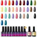 Gel Nail Polish 32 Color Kits Long Lasting Shine Gel Polish Wide Color Range Set Professional Manicure Kit Salon DIY Nail Art Beginners