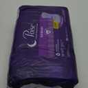 Poise Overnight Incontinence & Postpartum Pads for Bladder Leaks, 8 Drop Extra Coverage, 36 Count (Long)