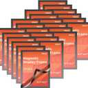 24Pack Magnetic Sign Holder 8.5 x 11 Wall Mount, Self Adhesive Display Magnetic Picture Frames Sheet With Strong Magnet Border for Window/Door/Fridge, Document Poster Paper Holders for Home Office Store, Black (24PCS)
