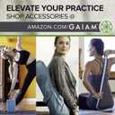 Gaiam Yoga Mat - Premium Solid Thick Non Slip Exercise & Fitness Mat for All Types of Yoga, Pilates & Floor Workouts, 68"L x 24"W x 0.2"Th