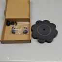 Solar Fountain Flower Shape-No Battery, Glass 3.5W Solar Water Fountain with 7 Nozzles & 4 Fixer Rods,2025 Solar Fountain Pump for Bird Bath, Outdoor, Pool, Garden, Pond & Flower Pot