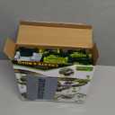 Dinosaur Toys,Create A Dinosaur World Road Race,Flexible Track Playset and 2 pcs Cool Dinosaur car for 3 4 5 6 Year & Up Old boy Girls Best Gift (Green)