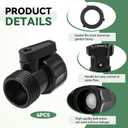 7771873 Garden Hose Shut Off Valve, 3/4'' Plastic Garden Hose Connector, Sprayer Parts for Fimco Lawn & Garden Sprayers