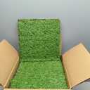 LIVING GREEN 20 PCS Artificial Grass Tiles Outdoor Interlocking Turf Grass Deck Tiles with Drainage, Easy to Install Fake Grass Squares for Patio, Balcony, Garden, Lawn & Backyard Flooring