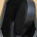 5 Gallon Bathroom Trash Can with Lid, Automatic Motion Sensor Black Trash Can, Touchless Slim Waterproof Garbage Bin for Kitchen, Bedroom, Office, and Bathroom