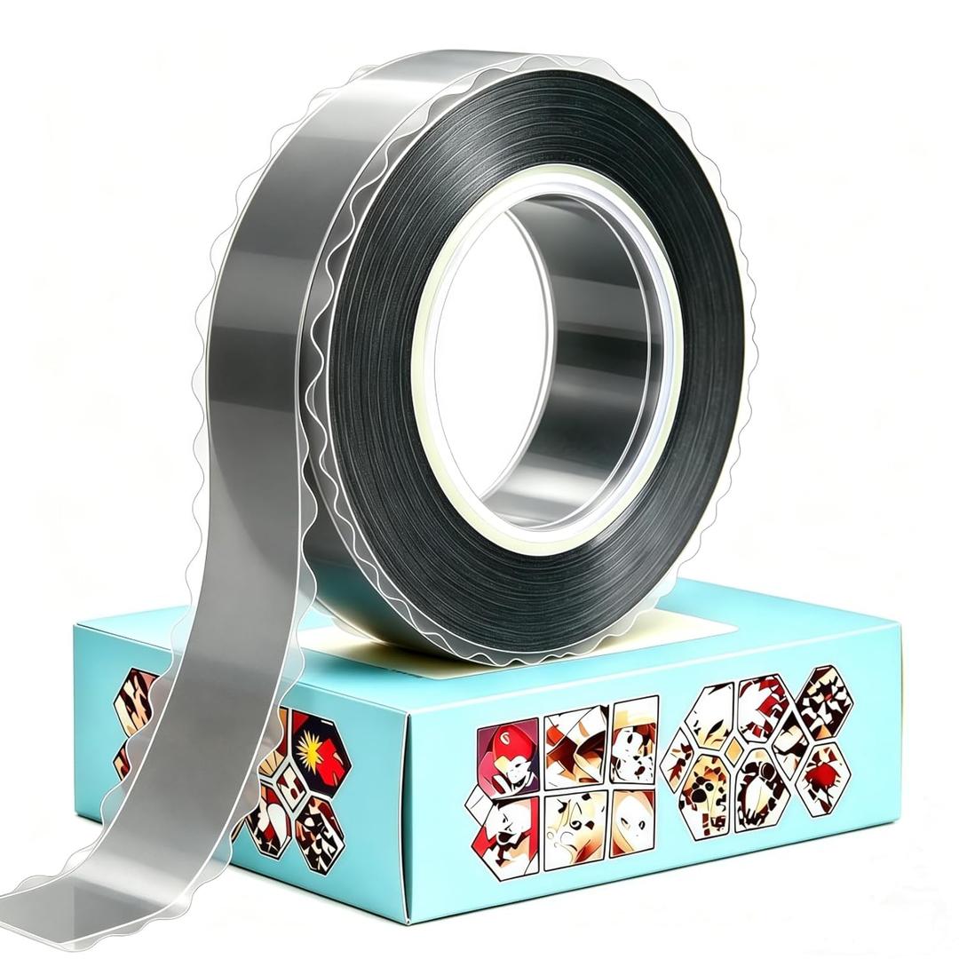 zvp Double Sided Nano Tape, Removable Heavy Duty Mounting Foam Tape, Adhesive Tape for Wall, Carpet, Poster and Picture Hanging Strips (Gray, 1.15 * 394 in)