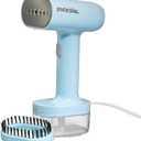 Proctor Silex Compact Travel Iron & Garment Steamer for Clothes, Ready in 45 Seconds for 7 Minutes of Continuous Use, Portable and Lightweight, Vacation Essentials, 1200 Watts, 120 ml Water Tank, Blue