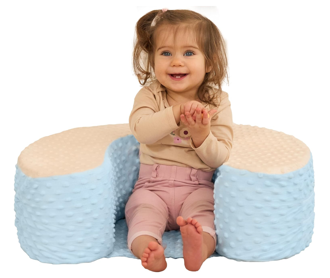 Baby Sit Up Pillow | Baby Pillow for Sitting Up | Comfortable Infant Seat for Early Sitting & Playtime | Soft & Stable Seat with Ring | Suitable from 4 Months