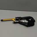 DAN Technology 5/8 Inch Curling Iron Wand for Defined Medium Curls, Tourmaline Ceramic Hair Curler with 180F430F Adjustable Temperature, Fast Heating, Dual Voltage, Auto Shut-Off, Black & Gold