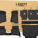 LASFIT Floor Mats for Jeep Wrangler 4XE 2021-2025 4 Doors Without Subwoofer