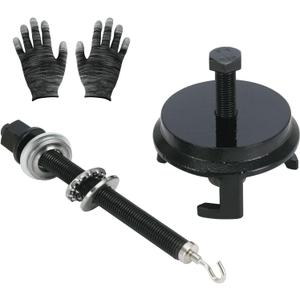 For GM 25264/551141 Harmonic Balancer Puller and LS Harmonic Balancer Installer Fit for GM 1997-UP V8 LS1 LS2 LS3 LS4 LSX LSA LS6 LQ4 LQ9 Crank Pulley Puller and Installer Set for GM LS LT Engines
