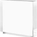 CiaoHER 2in Thickness Solid Acrylic Cube Display Block Clear Polished Pedestal Stand Riser Solid Base 2'' x 10" x 10", 1 Pack