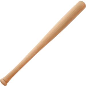 Baseball Wood Bat, 25 Inch Durable and Sturdy Lightweight, Glossy Finish with Cupped for Baseball Training Games or Casual Play