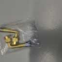 High Quality Brass Tyre Valve Extension 3 Piece Set with Rubber Gaskets for Easy Installation (Gold)