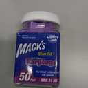 Mack's Slim Fit Soft Foam Earplugs, 50 Pair - Small Ear Plugs for Sleeping, Snoring, Traveling, Concerts, Shooting Sports & Power Tools | Made in USA