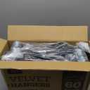 ZOBER Black Velvet Hangers 50 Pack - Clothes Hangers, Coat Hanger for Pants & Dress Clothes - Non Slip w/ 360 Degree Swivel, Holds up to 10 lbs - Strong Felt Hanger for Clothing