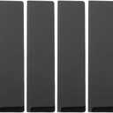 uxcell 6 Pcs Knife Tip Guards 9.45"x 2.17" ABS Knife Cover Sleeves Knife Case Blade Protector Universal Knife Sheath for Home Kitchen Knife, Black