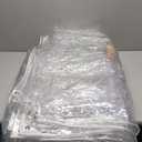 Clear Tarps Heavy Duty Waterproof, 10x10ft Clear PVC Tarp 14mil Thickened Tear Resistant Clear Tarps with Grommets for Patio Garden Plant Cover Shed Cloth