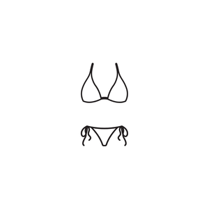ZAFUL Women Strapless Bandeau Bikini Shell 2 Piece Swimwear Cheeky Solid Lace up Pom Bathing Suits M
