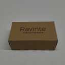 Ravinte 5 Pack Solid 4 Inch Square Cabinet Handles - Brushed Brass Drawer Pulls - Kitchen Hardware (4" Hole Center)