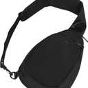 PUMA Myriad Sling, Sporty Hands-free Bag With Reversible Strap & Dual Compartments, Black, OS