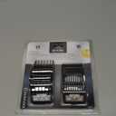 Andis Master Series Premium Hair Clipper Attachment Comb Set, Clipper Guards Cutting Guides with Metal Clip, Black, 7 Count