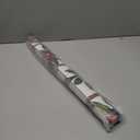 Window Privacy Film, Stained Glass Window Films 3D Rainbow Decorative Static Cling Iridescent Window Tint Heat Blocking Decals Covering for Home Door Vinyl, Red, 23.6" x 35.4"