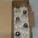 Brightever 10 Pack Edison Bulbs 60W Equivalent, 4000K Cool White Dimmable LED Light Bulb, 7W, 850LM Vintage E26 Light Bulb, 90+CRI, ST58 Clear Glass Antique Decor LED Filament Bulbs for Bedroom