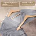 GRANNY SAYS Clothes Hangers for Closet, 30 Pack Wood Hanger, Heavy Duty Wooden Hangers for Coats, Suits, Pants, Natural Wood Color