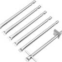 67557 Grill Burner Tubes for Weber Summit 460 470 Gas Grills, Grill Replacement Parts for Weber Summit Pipe Burner Tubes, 6 Pack