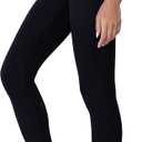 POSHDIVAH Women's Maternity Leggings Over The Belly Pregnancy Yoga Pants Active Wear Workout Leggings (Black)