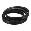 uxcell 2/B97 Classic Wrapped 2 Banded/2 Ribs V-Belt, 100" Outside Circumference Wrapped Industrial Rubber V-Belt B Profile V-Belt for Industrial Machinery Equipment, Black