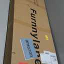 6 Panel Room Divider Short Folding Screen Divider,Double Sided Bamboo Panel Divider for Room Separation,Beige,47.2" H x 92.1" W