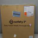 Safety 1st Easy Install Walk Thru Baby Gate for Doorway With Door, Dog Gates, Fits 29"-38", Easy Install 28" Tall, White