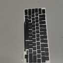 Laptop Keyboard Keycaps Keys Replacement for MacBook Pro/Air Retina 13.6/14/15/16" M2/M3 Pro Model A2681 A3113 A2941 A3114 A2779 A2780 A2918 A2992 A2991 2022-2024 Year (Black)