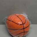 Silent Basketball Size 7 (29.5")  Grooved Airless Indoor Basketball for Quiet Dribbling and Indoor Training, Pro PU Foam Ball  Real Feel Higher Bounce Quieter (Orange)