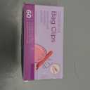 Keenpioneer Decorating/Icing Bag Sealing Clips, 60 Pack, Multipurpose for Food and Snack Storage, 3inch, 4inch and 6inch long