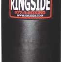 Ringside Leather Heavy Bag, Punching Bag for Boxing Training and Workout, 65 lbs, Includes Heavy Bag Chain and Swivel (Black)