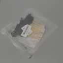 24 Pcs Glitter 50th Birthday Cupcake Toppers for Celebrating 50th Birthday Party Decorations for Fifty Years Old Birthday Party Supplies (Black)