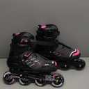 Roller Derby AERIO Q-60 Women's Inline Skates, Black/ Pink, Size 9
