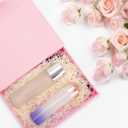 4Pcs Gift Box with Lids, 9"6.7"2.8" Magnetic Closure Collapsible Gift Boxes, Bridesmaid Proposal Box with Ribbons for Christmas Mothers Day Fathers Day Graduations Weddings Birthdays(Pink)