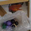 WinnerWhy 49 Pcs Monster Truck Car Cake Toppers Birthday Party Supplies Mini Balloons Cake Topper Sticks for Birthday Party Supplies, Boys' Theme Decoration